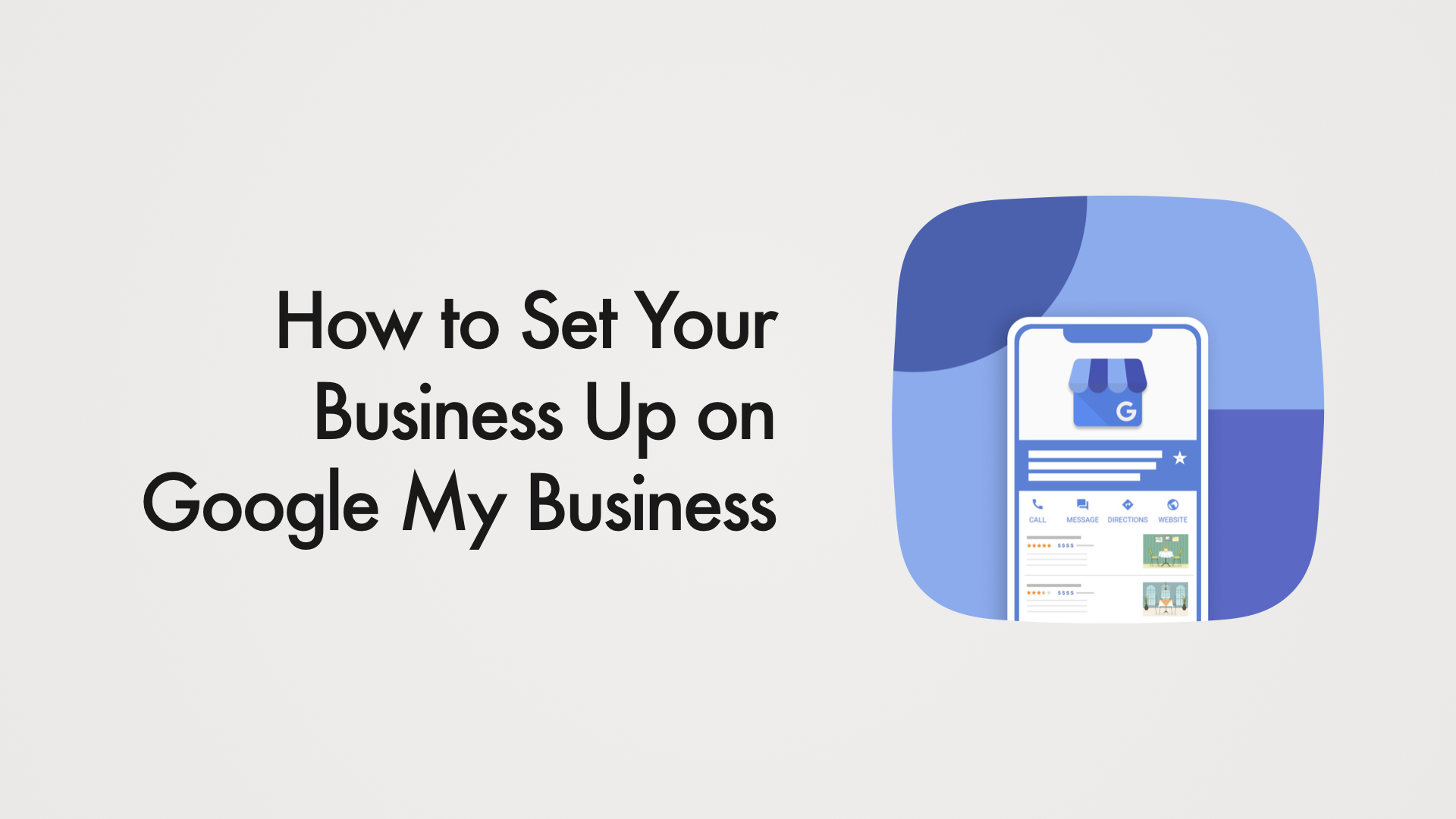 how to set your business up on google my business title card